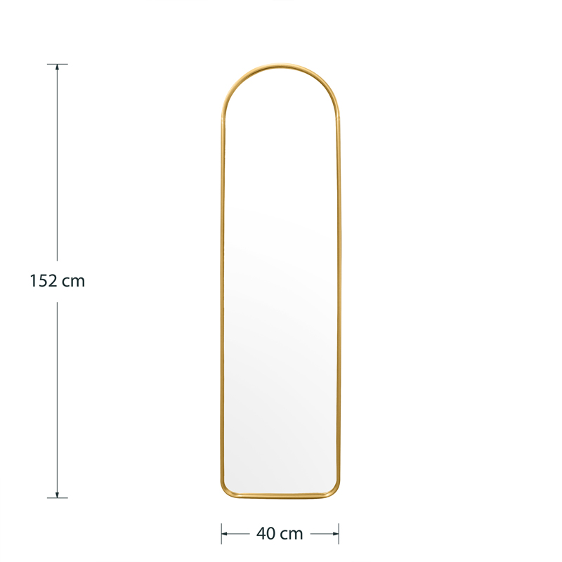 Mirror Zelicie pakoworld gold 40x2.5x152cm