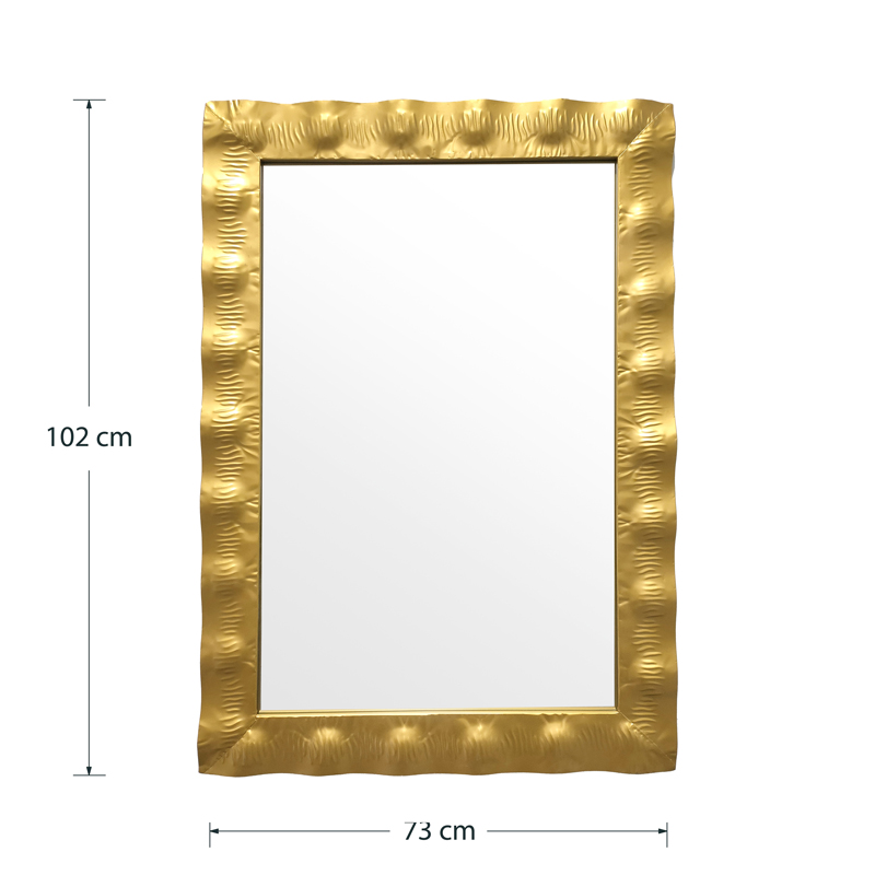 Mirror Fezco pakoworld golden 72x3x102cm