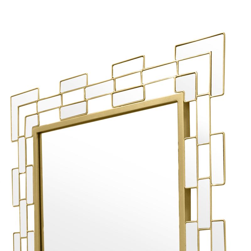 Mirror Monka pakoworld golden 72x3x102cm