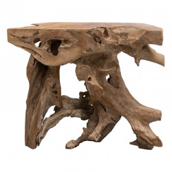 Console Root pakoworld handmade solid wood natural 100x40x80cm