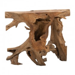 Console Root pakoworld handmade solid wood natural 100x40x80cm