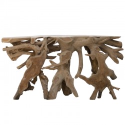 Console Root pakoworld handmade solid wood natural 150x40x80cm