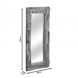 Mirror Areli pakoworld solid wood natural 80x6x150cm