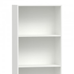 Bookcase Negan pakoworld white melamine 60x29x166cm