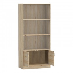 Bookcase Burcy pakoworld oak 80x40x177cm