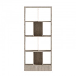 Bookcase Dividre pakoworld sonoma oak melamine 80x30x181cm