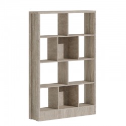 Bookcase Dividre pakoworld sonoma oak melamine 120x30x181cm
