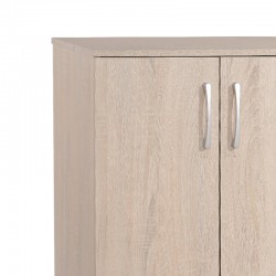Shoe rack-cabinet Shordo pakoworld melamine in natural color 60x40.5x80cm