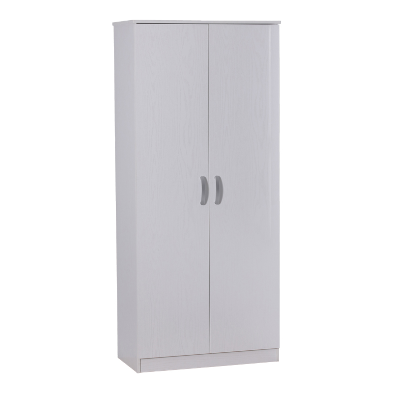 Zelia pakoworld two-leaf wardrobe in white  shade 79x42x180cm