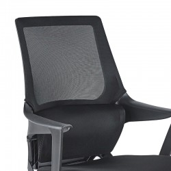 Office chair Fragrant pakoworld with fabric mesh in black colour