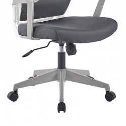 Office chair Fragrant pakoworld with fabric mesh in grey colour