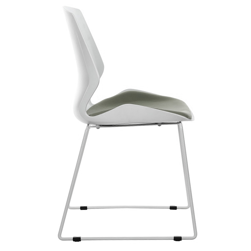 Visitor office chair Genuine pakoworld PP white-grey