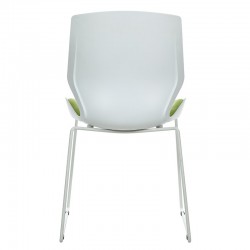 Visitor office chair Genuine pakoworld PP white-green