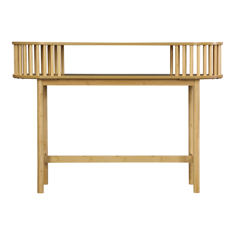 Console Nodial pakoworld MDF/Bamboo in natural color 120x39x85cm