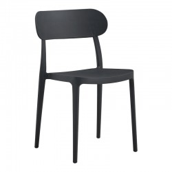 Chair Amvroan pakoworld with UV protection anthracite pp 51x49x79.5cm