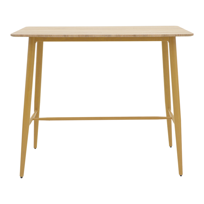 Bar table Senso pakoworld sonoma lpl surface-leg natural metal 120x60x103cm