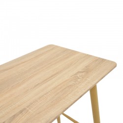 Bar table Senso pakoworld sonoma lpl surface-leg natural metal 120x60x103cm