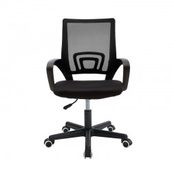 Berto I pakoworld office chair fabric mesh black 56x47x85-95cm