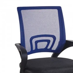 Berto I pakoworld office chair fabric mesh blue-black56x47x85-95cm