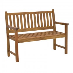 Two-seat bench Trico pakoworld acacia wood natural 120x62x95cm