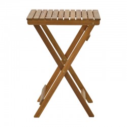 Foldable garden table Lazio pakoworld natural acacia wood 50x50x70cm