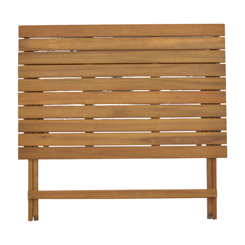Joter-Jaybo pakoworld dining table set of 5 folding natural solid acacia wood 100x65x72cm