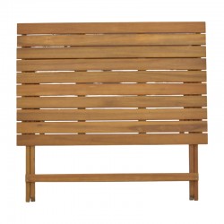 Mobie-Jaybo pakoworld dining table set of 5 folding natural solid acacia wood 100x65x72cm