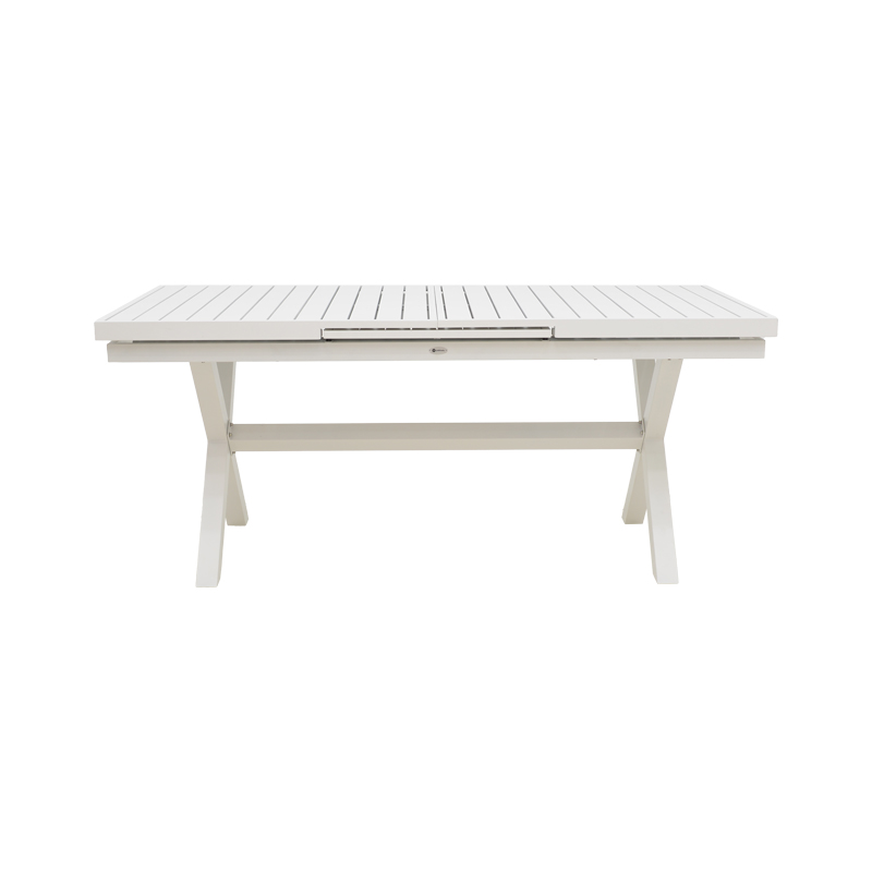 Expanding table Dagyn pakoworld white aluminum 180-240x90x76cm