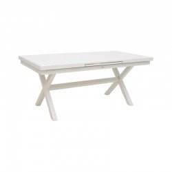 Expanding table Dagyn pakoworld white aluminum 180-240x90x76cm