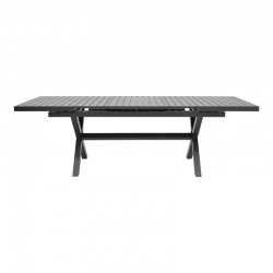 Expanding table Dagyn pakoworld dark grey aluminum 180-240x90x76cm