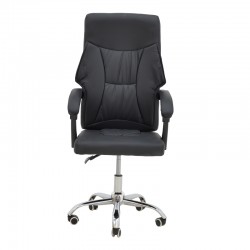 Manager office chair Glorin  pakoworld black pu 60x68x128cm