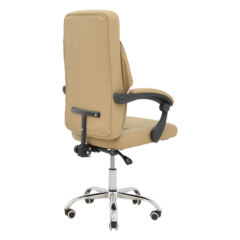 Manager office chair Glorin  pakoworld beige pu 60x68x128cm