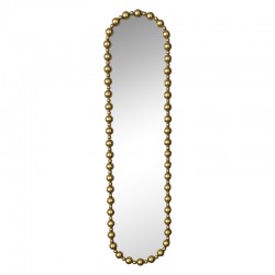 Mirror Baris Inart gold metallic 40x4.5x160cm