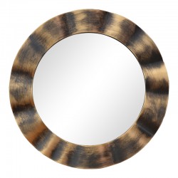 Mirror Perfor Inart bronze pp D55x2.5cm