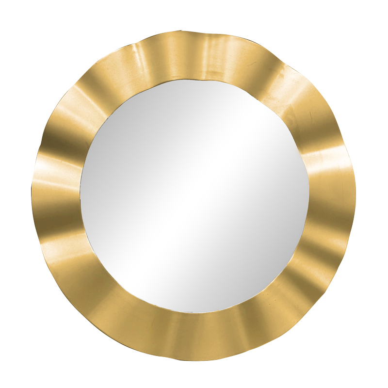 Mirror Perfor Inart gold pp D55x2.5cm
