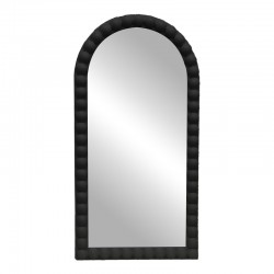 Mirror Pavlova Inart black pp 42x81x3.5cm