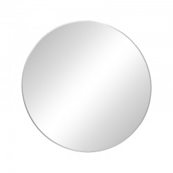 Καθρέπτης Nhaos Inart ασημί αλουμίνιο Φ60x2.5εκ