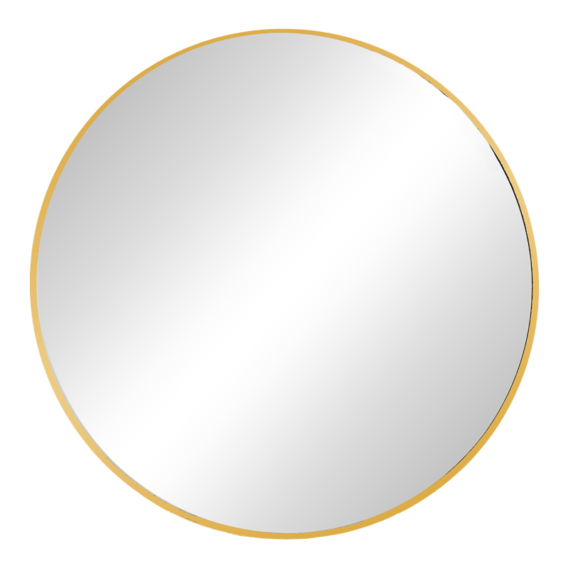 Mirror Emmett Inart gold aluminum D80x2.5cm