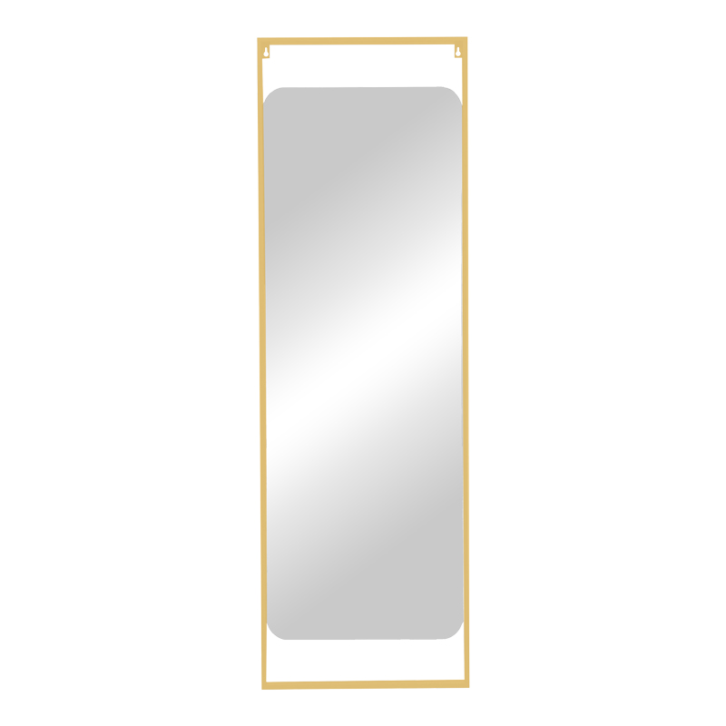 Mirror Piza Inart gold iron glass 45x2x140cm