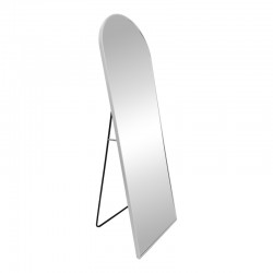 Mirror Lorens Inart aluminum in silver-black 46x40x150cm