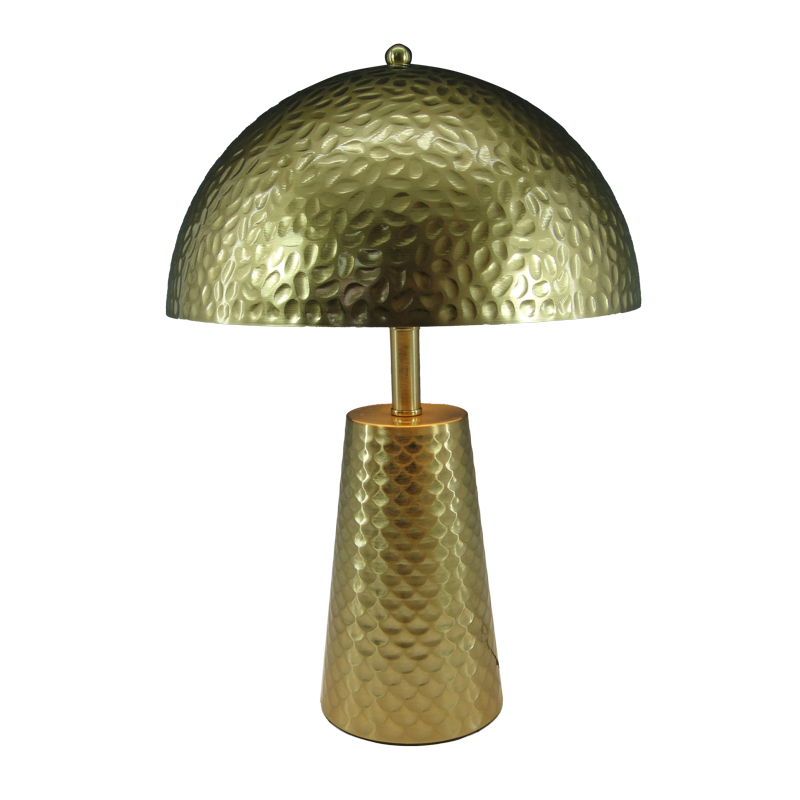 Table lamp Ambient Inart E27 gold metal D30x44cm