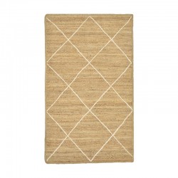 Carpet Strike Inart beige-ecru jute 120x180x1cm