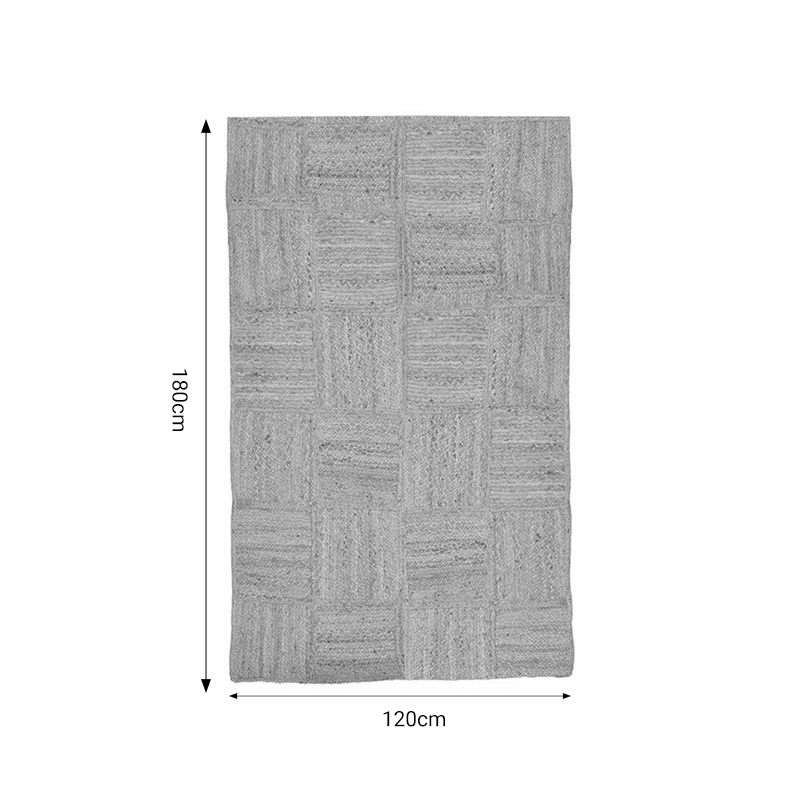 Carpet Worrens Inart beige jute 120x180x1cm