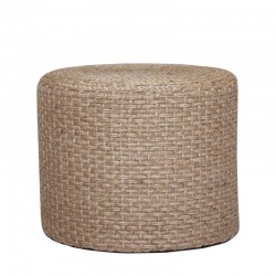 Axar Inart jute stool in natural shade D40x40cm