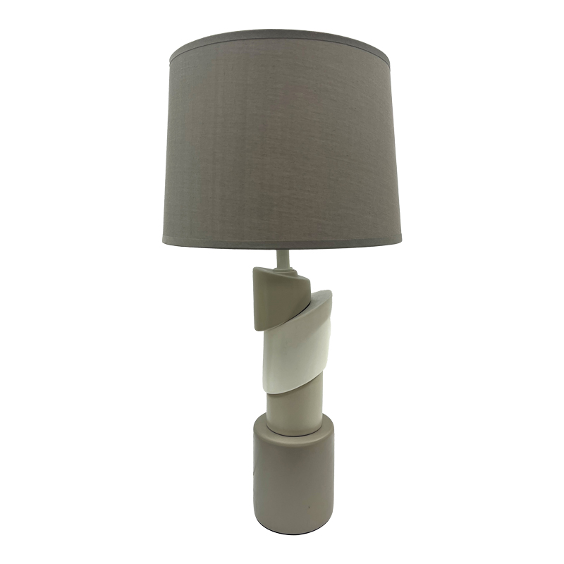 Table lamp Frant Inart E27 brown ceramic-metal D28x54cm