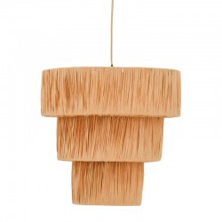 Ceiling lamp Bombe Inart E27 natural D40x120cm