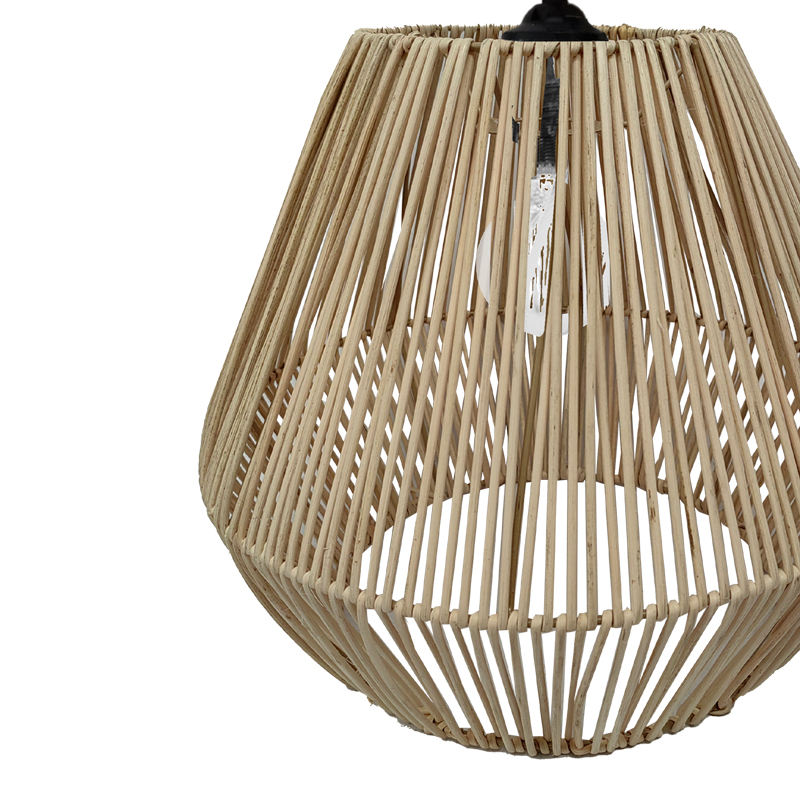 Lilabel Inart wicker ceiling lamp in natural color D25x84cm