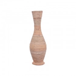 Decorative vase Uala Inart antique natura banana wood D25x70cm