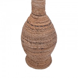 Decorative vase Strail Inart antique natural banana wood D33x100cm