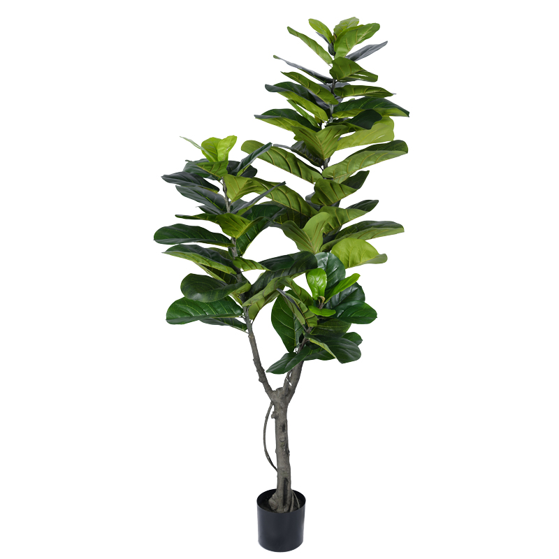 Decorative plant Fiddlehead I in pot Inart green pp H180cm